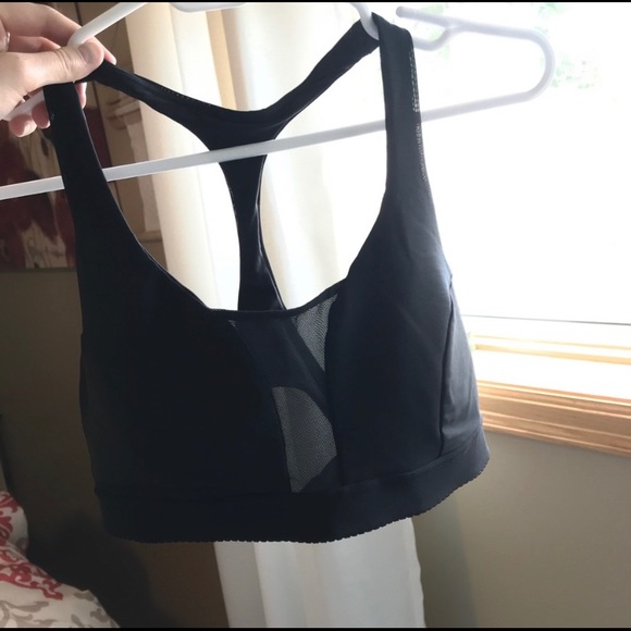 lululemon athletica Tops - *Last chance* Lululemon Black Sports Bra with Mesh